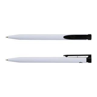 Sage Recycled Plastic Pen (White/Black)