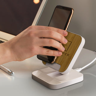 Pulse Wireless Fast Charging Stand (Natural/White) — Feature