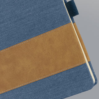 Weft Denim Notebook (Light Blue) — Detail