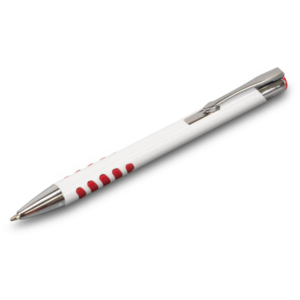 Onyx Grip Pen - White Barrel (White/Orange)