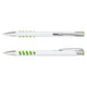 White/Bright Green