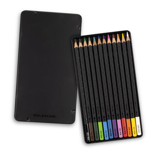 Moleskine Bundle Art Sketching Kit (Black) — Pencil Tin