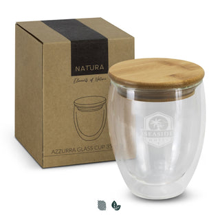 NATURA Azzurra Glass Cup - 350ml (Natural/Clear) — Impact Aware