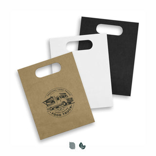 Kraft Medium Die Cut Paper Bag Portrait (Natural) — Impact Aware