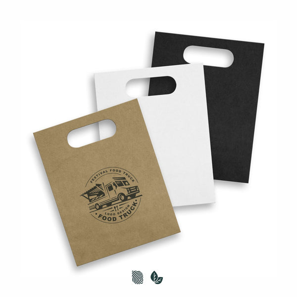 Kraft Medium Die Cut Paper Bag Portrait (Natural)