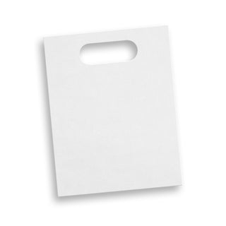 Kraft Medium Die Cut Paper Bag Portrait (White)