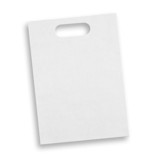 Kraft Large Die Cut Paper Bag Portrait (White)