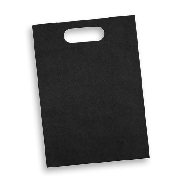 Kraft Large Die Cut Paper Bag Portrait (Black)