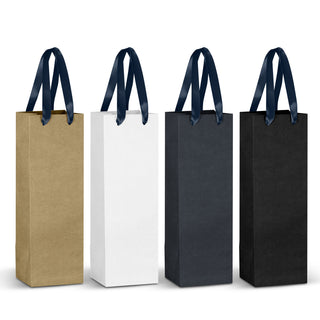Cellar Ribbon Handle Paper Bag (Navy)
