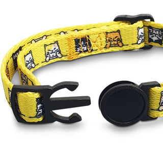 Prowl Cat Collar (White) — Detail