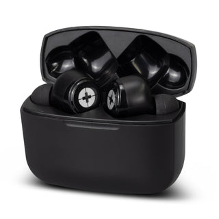Swiss Peak ANC TWS Earbuds (Black) — Case