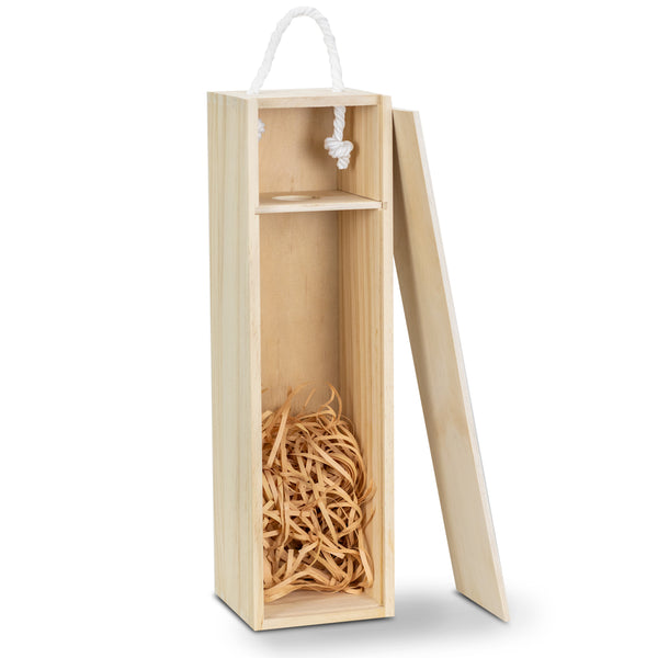 Flax Wine Gift Box - Single (Natural)
