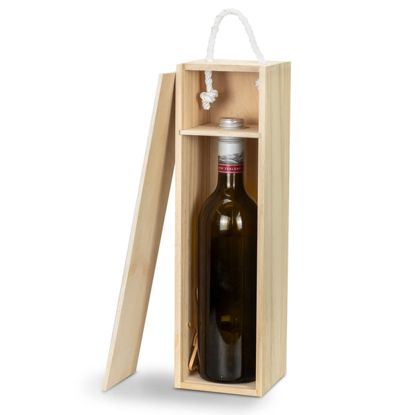 Flax Wine Gift Box - Single (Natural)