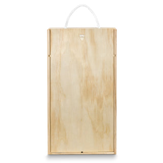 Flax Wine Gift Box - Double (Natural)