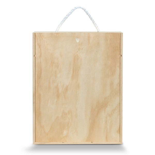 Flax Wine Gift Box - Triple (Natural)