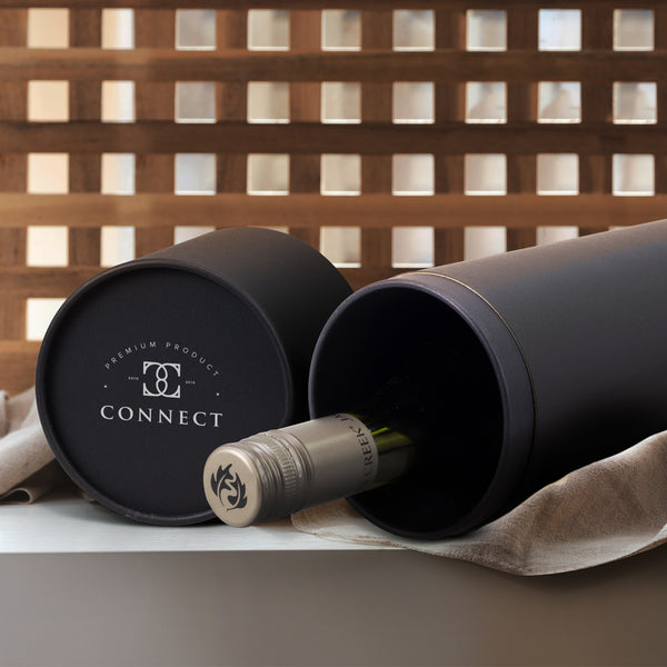Ember Wine Bottle Gift Tube (Black)