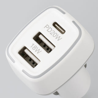 Quartz Car Charger (White) — Detail