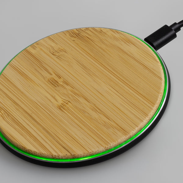 Apex 15W Wireless Fast Charger (Natural/Black)
