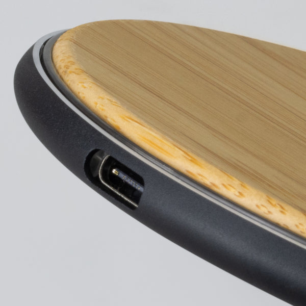 Apex 15W Wireless Fast Charger (Natural/Black)