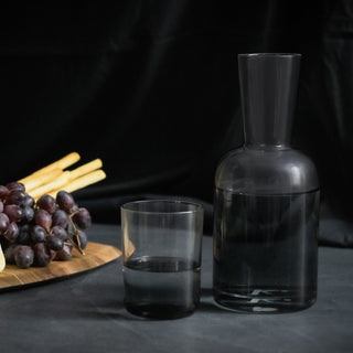 Keepsake Dusk Carafe and Tumbler Set (Clear/Smoke) — Feature