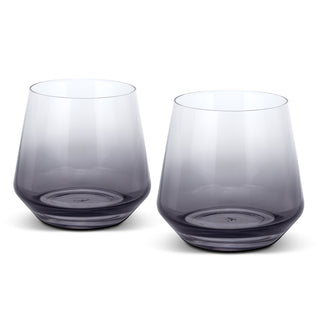 Keepsake Dusk Whiskey Glass - Set of 2 (Clear/Smoke)