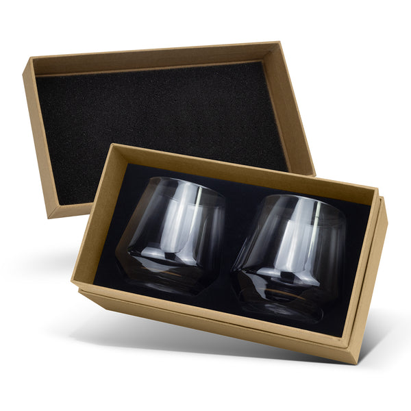 Keepsake Dusk Whiskey Glass - Set of 2 (Clear/Smoke)