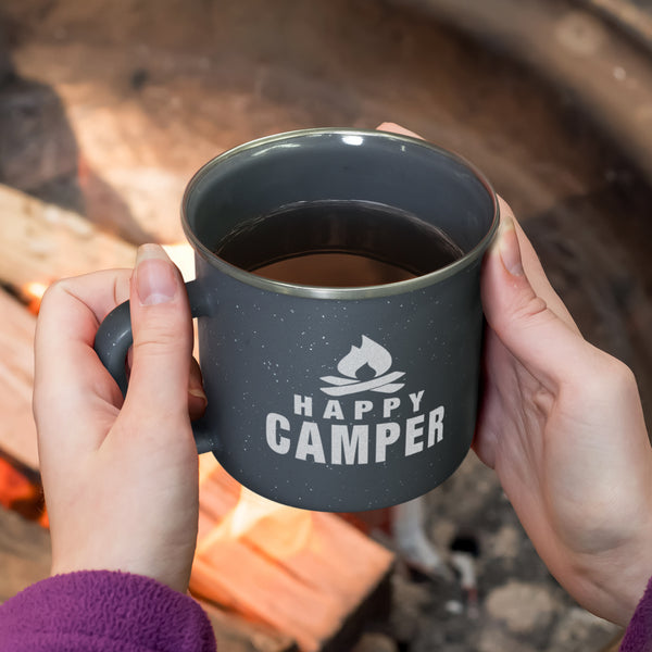 Ember Matte Enamel Mug (Black)