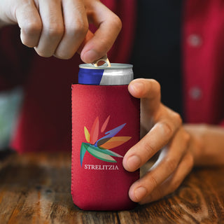 Polar Slim Can Cooler (Light Grey) — Feature