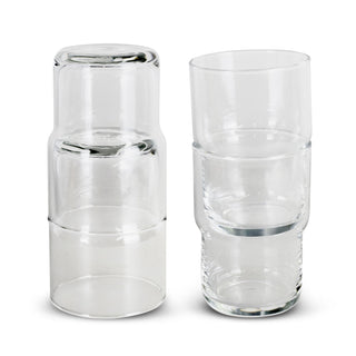 Prism Stackable Glass - 460ml (Clear) — Stacked