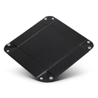 Grain Valet Tray (Black) — Flat