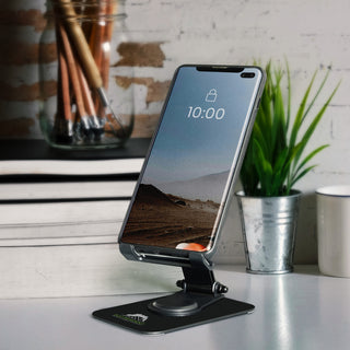 Vector Metal Phone and Tablet Stand (Black/Light Grey) — Feature