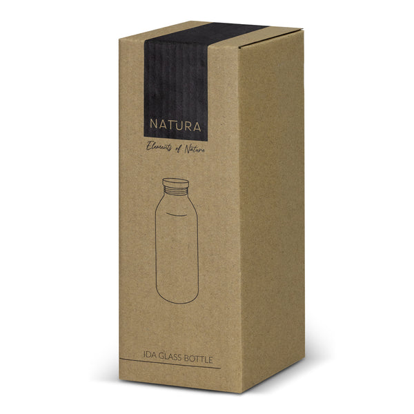 NATURA Ida Glass Bottle (Frosted Clear)