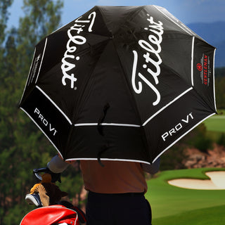 Titleist Tour Double Canopy Umbrella (Black) — Feature