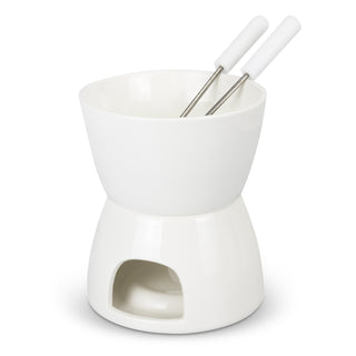 Ember Mini Fondue Set (White) — White