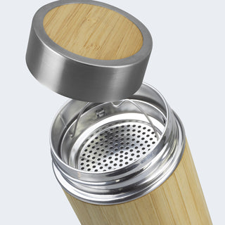 NATURA Bamboo Vacuum Bottle (Natural) — Detail