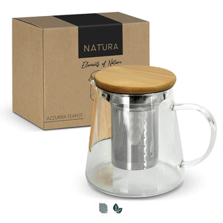 NATURA Azzurra Teapot (Clear/Natural) — Impact Aware