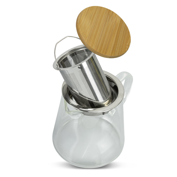 NATURA Azzurra Teapot (Clear/Natural)