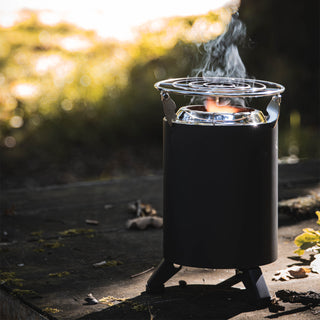 Frontier Camp Fire and Cooker (Black) — Feature