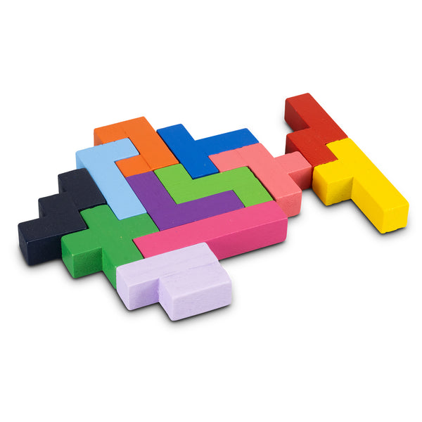Grain Wooden Puzzle (Blocks: Multi-colour)