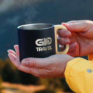 Wilde Vacuum Mug (Black) — Feature