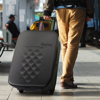 Rollink Flex Earth Suitcase - Medium (Black) — Feature