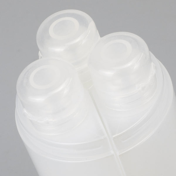 Nomad Travel Bottle Set (Clear/White)
