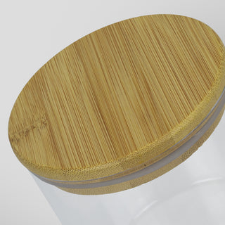 Basin Round Storage Canister Large (Clear/Natural) — Detail