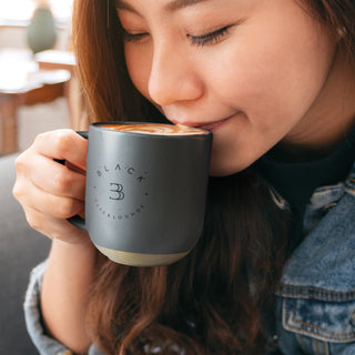 Hearth Ceramic Mug (Charcoal) — Feature
