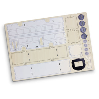 BRANDCRAFT Bus Wooden Model (Natural) — Direct Digital