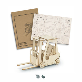 BRANDCRAFT Forklift Wooden Model (Natural) — Impact Aware