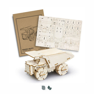 BRANDCRAFT Mining Truck Wooden Model (Natural) — Impact Aware