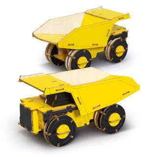 BRANDCRAFT Mining Truck Wooden Model (Natural) — Feature