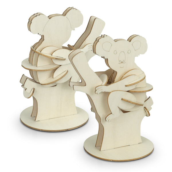 BRANDCRAFT Koala Wooden Model (Natural)