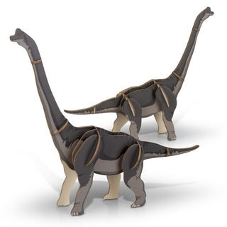 BRANDCRAFT Brachiosaurus Wooden Model (Natural) — Feature